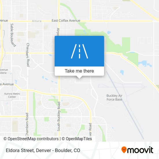 Eldora Street map