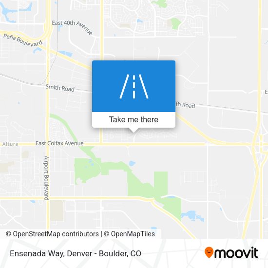 Ensenada Way map