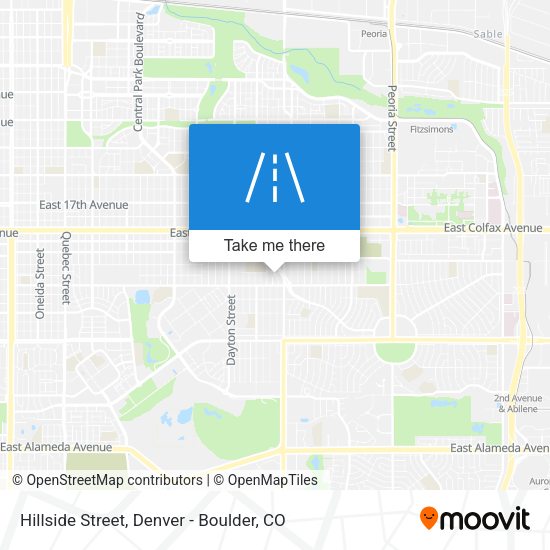 Hillside Street map