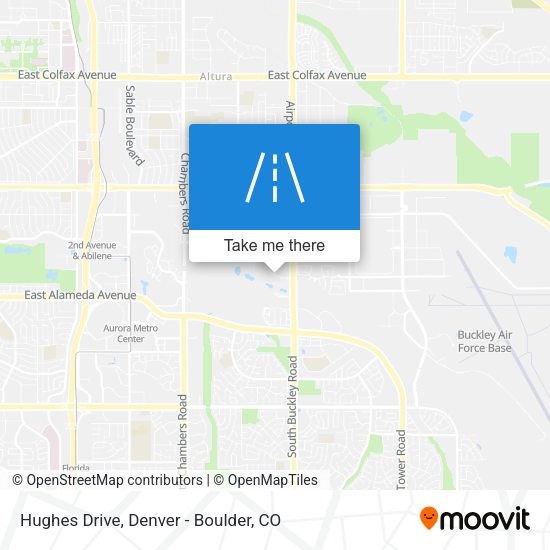 Hughes Drive map