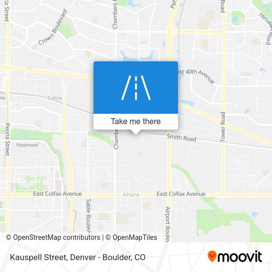 Kauspell Street map