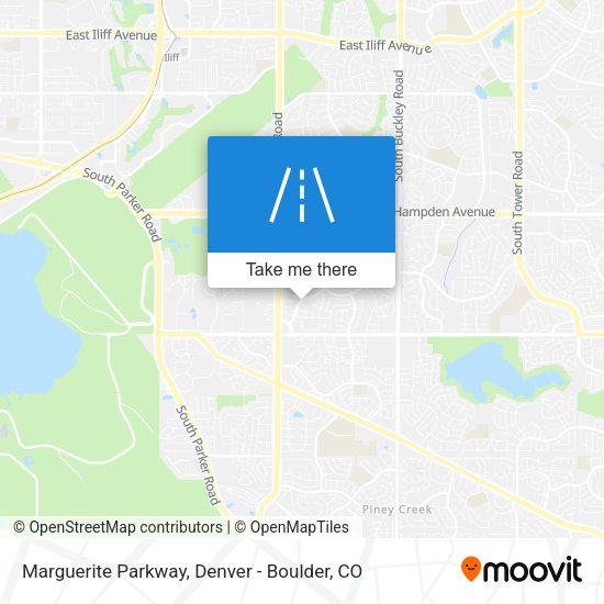 Marguerite Parkway map