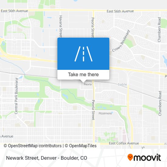 Newark Street map