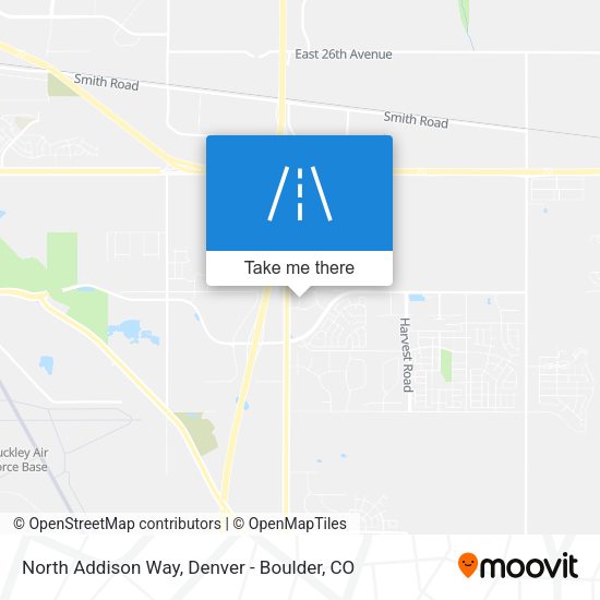 North Addison Way map