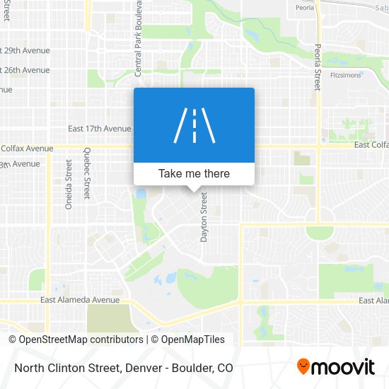North Clinton Street map