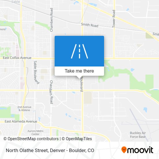 Mapa de North Olathe Street