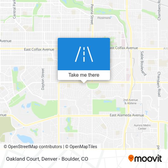 Oakland Court map