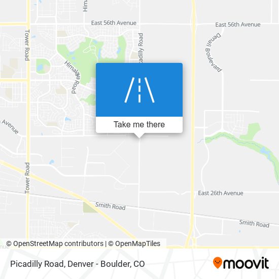 Picadilly Road map