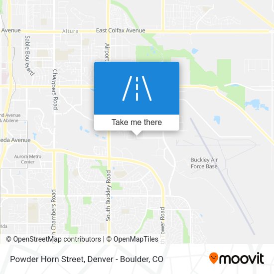 Powder Horn Street map