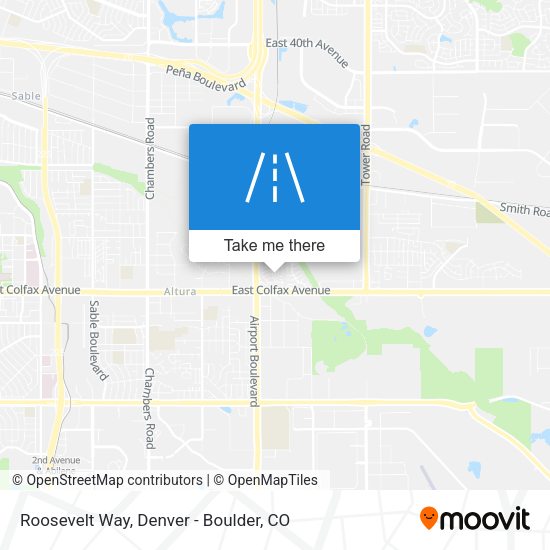 Mapa de Roosevelt Way