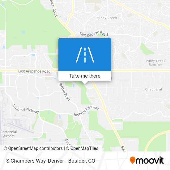 Mapa de S Chambers Way