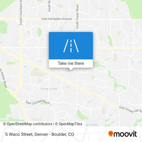 Mapa de S Waco Street