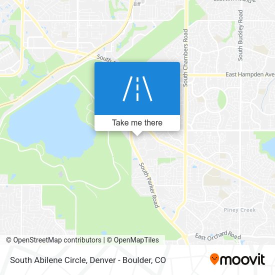 South Abilene Circle map