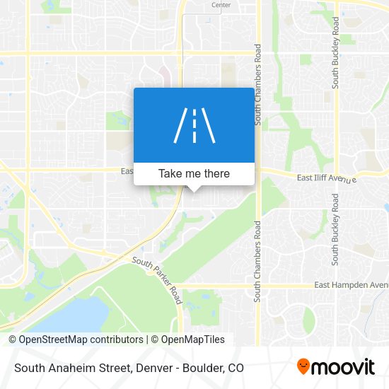 Mapa de South Anaheim Street