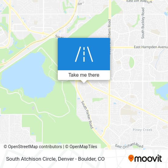 Mapa de South Atchison Circle