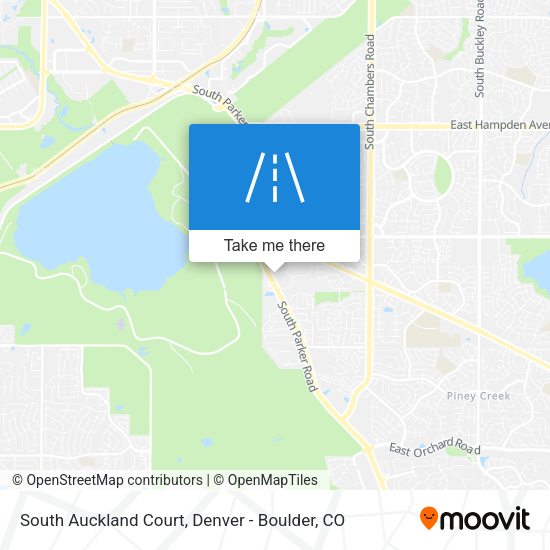 Mapa de South Auckland Court