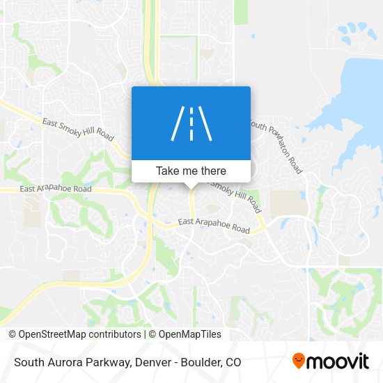 Mapa de South Aurora Parkway