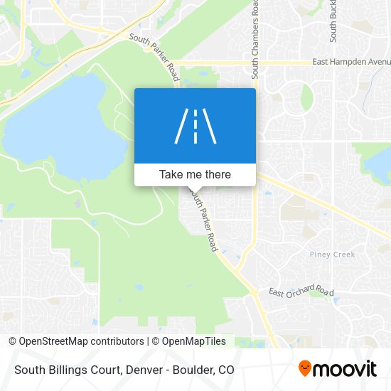 Mapa de South Billings Court