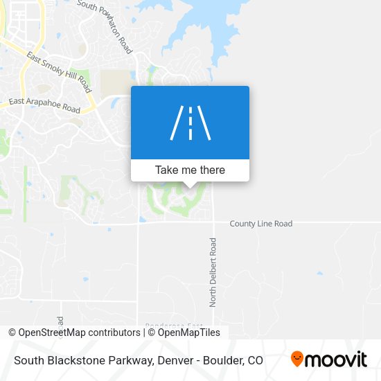 Mapa de South Blackstone Parkway