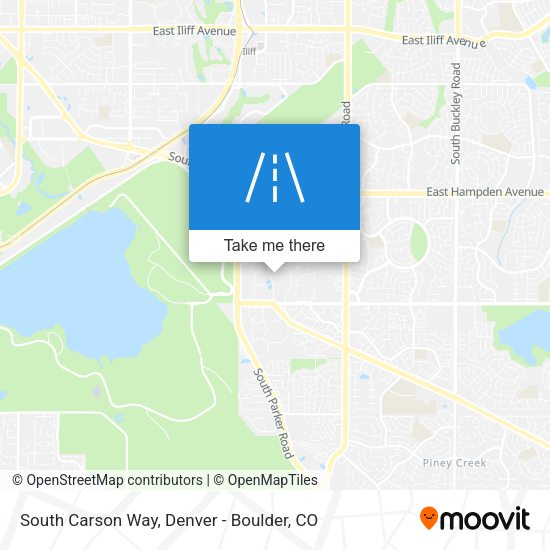 South Carson Way map