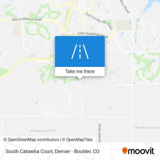 South Catawba Court map