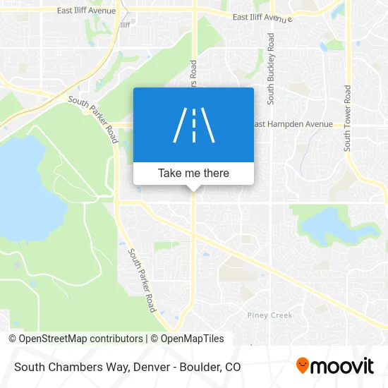 South Chambers Way map