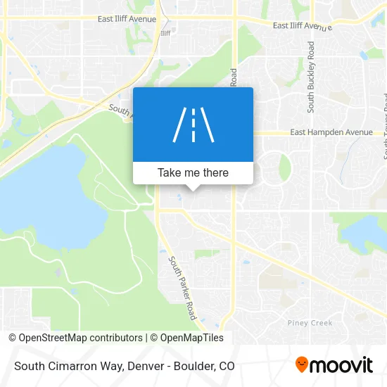 South Cimarron Way map