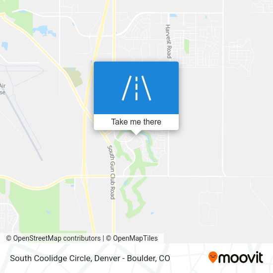 South Coolidge Circle map