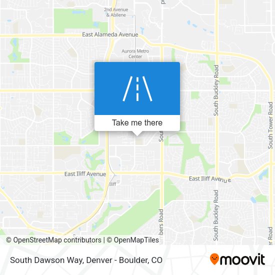 South Dawson Way map