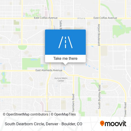 Mapa de South Dearborn Circle