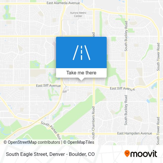 South Eagle Street map