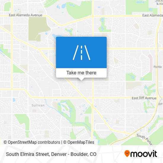 South Elmira Street map