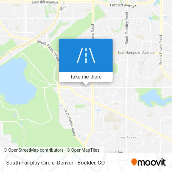 South Fairplay Circle map