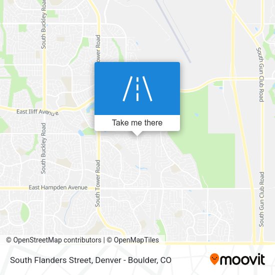 Mapa de South Flanders Street