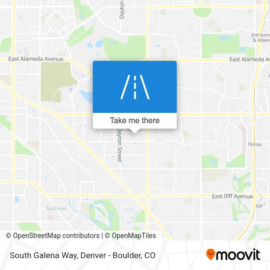 South Galena Way map