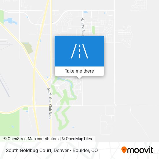 Mapa de South Goldbug Court