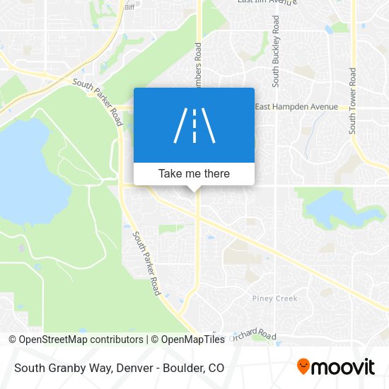 Mapa de South Granby Way
