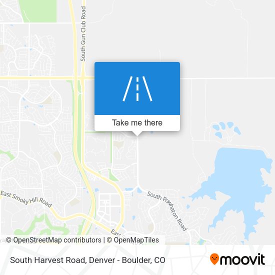 South Harvest Road map