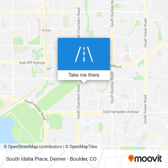 South Idalia Place map