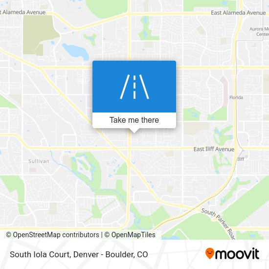South Iola Court map