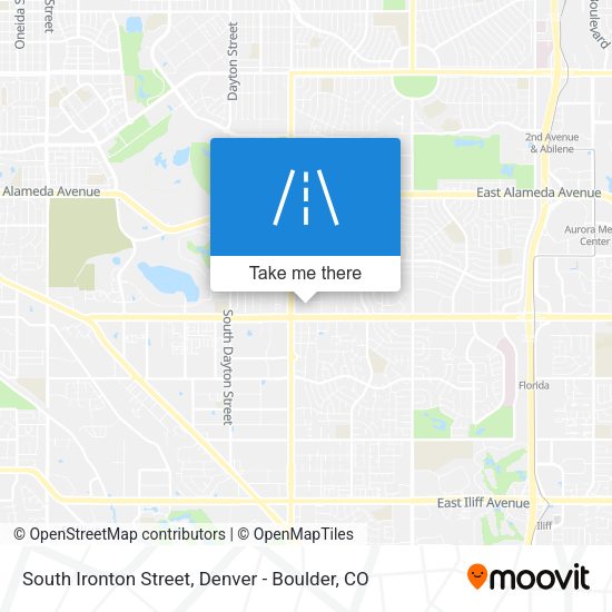 Mapa de South Ironton Street