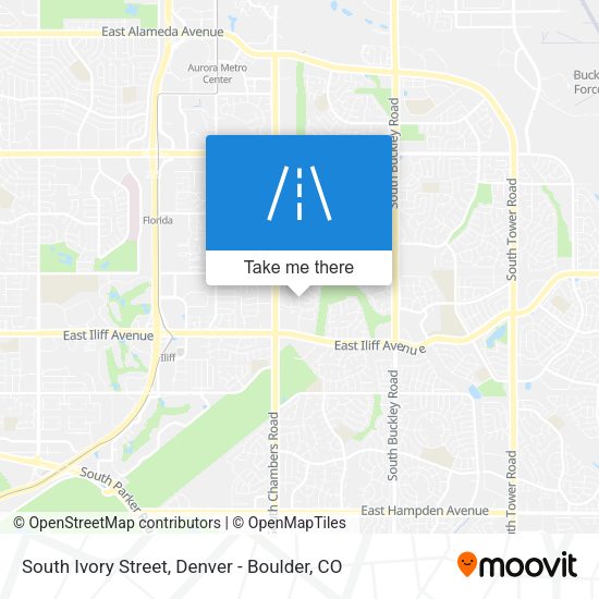 South Ivory Street map