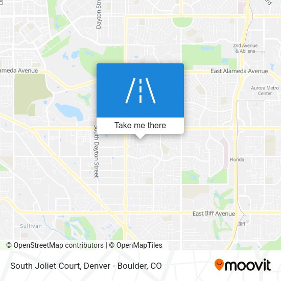 South Joliet Court map