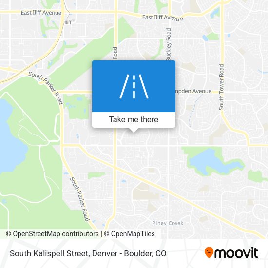 Mapa de South Kalispell Street