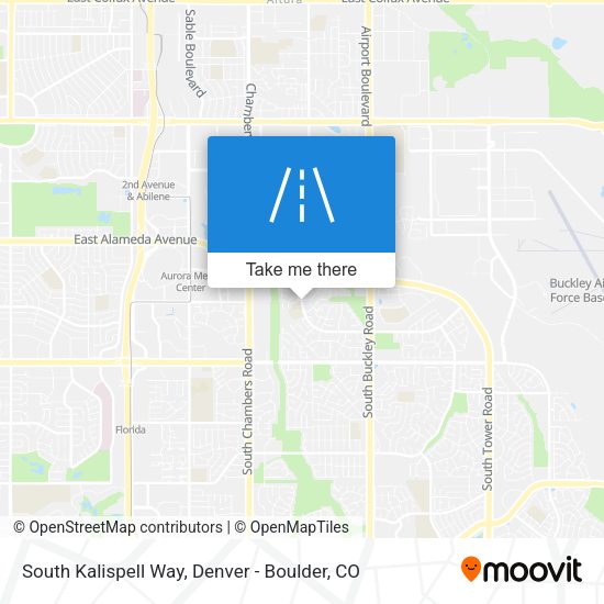 Mapa de South Kalispell Way