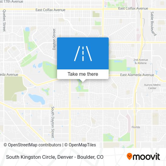 South Kingston Circle map