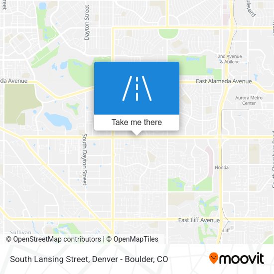Mapa de South Lansing Street