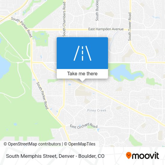 South Memphis Street map