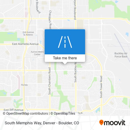 Mapa de South Memphis Way