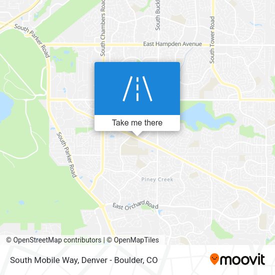 South Mobile Way map